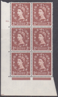 2d Wilding Multi Crown on Cream Cyl 30 Dot perf A(E I) UNMOUNTED MINT