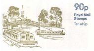 FG6b 1979 Regents Canal 90p Folded Booklet - good perfs