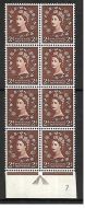 S37g 2d Wilding Edward Crown with - Retouched tadpole Cyl 7 UNMOUNTED MINT