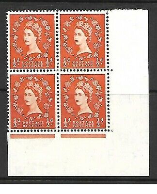S2f ½d Wilding Edward Wmk - variety - Rose flaw UNMOUNTED MINT