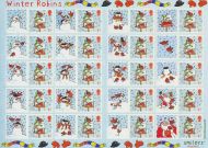 LS14 GB 2003 Winter Robins Smiler sheet UNMOUNTED MINT MNH