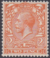N36(5) 2d Pale Yellow Orange Block Cypher UNMOUNTED MINT