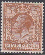 Spec N40(2) 5d Deep Brown Block Cypher UNMOUNTED MINT