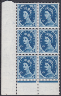 10d Wilding Tudor cylinder 1 No Dot perf type C(E P) UNMOUNTED MINT