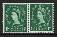 S29 1½d Multi Crowns on White coil join horizontal pair UNMOUNTED MINT