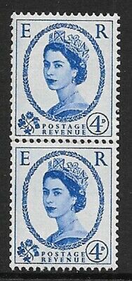S83 4d Multi Crowns vertical Coil Join pair UNMOUNTED MINT MNH