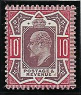 Sg 311 Spec M44(6) 10d Dull Red Purple  Carmine Somerset House UNMOUNTED MNH