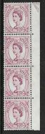 S107 6d Wilding Wmk crowns with Dr Blade Flaw UNMOUNTED MINT