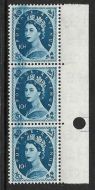 S130 10d Wilding Edward crown with Dr Blade Flaw UNMOUNTED MINT