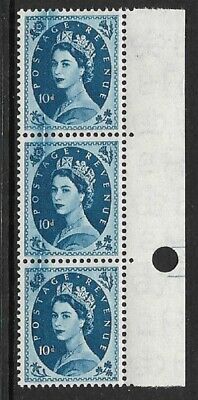 S130 10d Wilding Edward crown with Dr Blade Flaw UNMOUNTED MINT