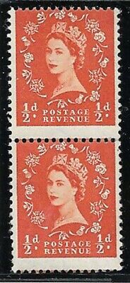 S2 ½d Wilding Edward Crown variety - misperf UNMOUNTED MINT MNH