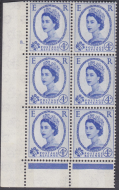 4d Wilding Green Phosphor 8 Dot perf type C(E P) UNMOUNTED MINT