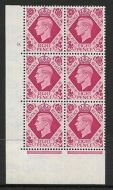 Sg 472 8d Carmine Dark colours cyl 9 Dot perf 5(E I) UNMOUNTED MINT