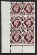 1939 11d Plum Cyl 1 No Dot perf 6(I P) UNMOUNTED MINT