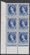 1 6 Wilding Multi Crown on Cream Cyl 3 Dot perf C(E P) MOUNTED MINT