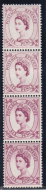 1954 S104 6d Reddish Purple dramatic dry print Tudor Wmk Unmounted Mint MNH
