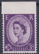 S70c 3d Wilding Multi Crowns cream imperf between stamp and top UNMOUNTED MINT