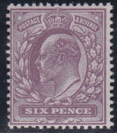 Spec M33(2) 6d Reddish Purple Somerset House UNMOUNTED MINT