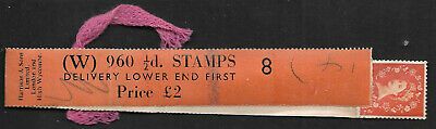 ½d Multi Crown Cream watermark Vertical Delivery Coil leader W 8 MNH