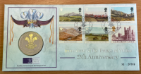 25th Anniversary Investiture of the prince of wales presentation pack
