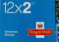 LX35a 2008 Christmas Greetings Barcode Booklet 12 x 2nd Oh Yes No Cylinder