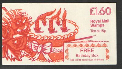 GB Folded Booklet FS1a Birthday Box LM booklet Complete - No Cylinder