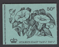 DT1 British Flowers 50p Stitched Booklet - complete