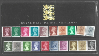 Royal mail Definitives pack 9 Presentation pack UNMOUNTED MINT