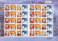 LS21 GB 2004 Christmas Delivery Smiler sheet UNMOUNTED MINT MNH