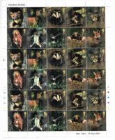 2004 Woodland Animals 30 stamp sheet UNMOUNTED MINT MNH