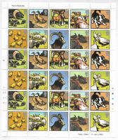 2005 Farm Animals 30 stamp sheet UNMOUNTED MINT MNH
