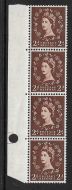 2d Wilding Edward Crown with Dr blade flaw - UNMOUNTED MINT