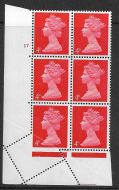 4d Pre-decimal Machin with variety - major misperf on cylinder UNMOUNTED MINT