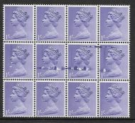 1d Pre-decimal Machin with superb printing flaw UNMOUNTED MINT MNH