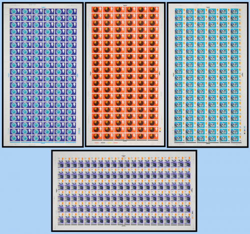 1967 Discovery and Invention Full set of Full sheets UNMOUNTED MINT MNH