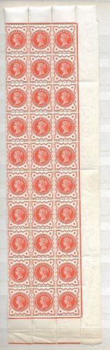 ½d Vermilion - large block of 30 stamps UNMOUNTED MINT