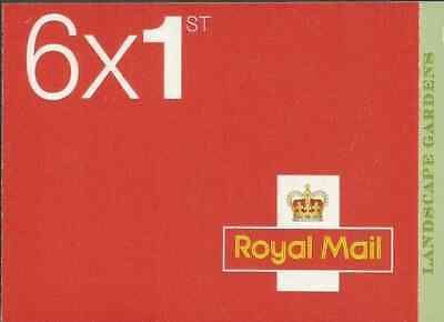 PM53 2016 Landscapes 6 x 1st Barcode Booklet With Cylinder