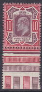 Sg311 Spec M44(6) 10d Dull Red Purple  Carmine Somerset House w  margin U M