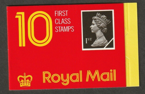 HD1 10 x 1st Class NVI Booklet - Cylinder B3