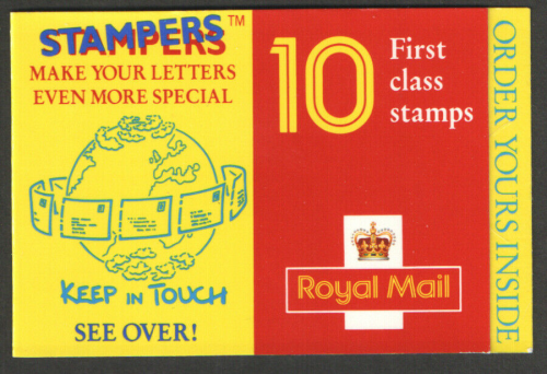 HD17 10 x 1st Class Barcode Booklet - Complete - Cylinder W35W22W28