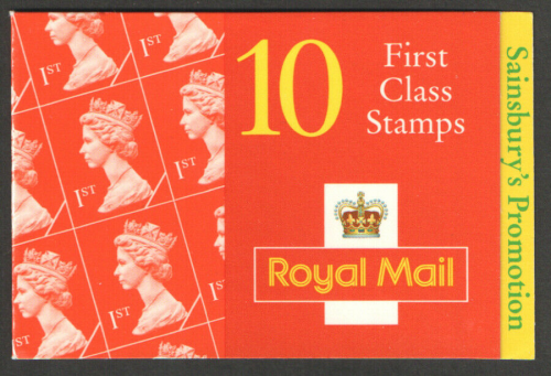 HD26 10 x 1st Class NVI Booklet - complete - Cylinder Q4Q4