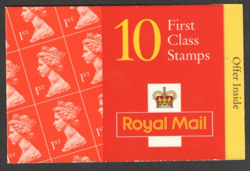 1996 HD38 10 X 1ST CLASS BOOKLET- complete - no Cylinder