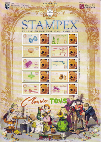 BC-508 stampex 2017 smiler sheet unmounted mint complete