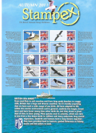 stampex Autumn 2011 smiler sheet unmounted mint complete