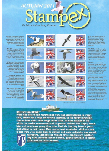 stampex Autumn 2011 smiler sheet unmounted mint complete
