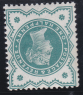 SG 213wi ½d Blue Green Jubilee  UNMOUNTED MINT MNH