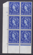 1d Wilding Multi Crown on Cream Cyl 4 Dot perf C(E P) UNMOUNTED MINT MNH