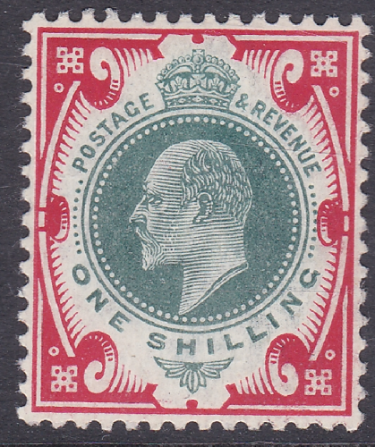 Sg 259 M46(3) 1 -  dull Green  Scarlet (c) Somerset House UNMOUNTED MINT MNH