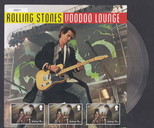 Rolling stones Voodoo lounge fan sheet UNMOUNTED MINT