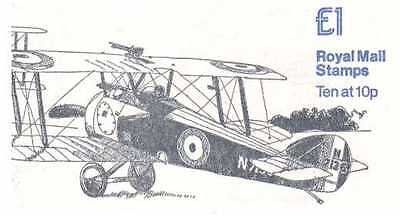 FH2a 5 Jan 1980 Sopwith Camel Vickers Vimy Folded Booklet Cyl 5 Dot